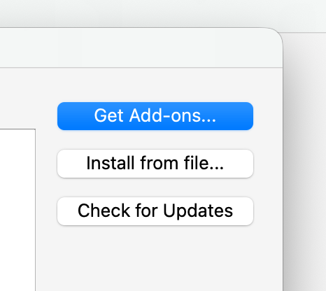 Anki Get Add-ons button highlighted